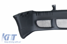Front Bumper with Headlights Black suitable for VW Golf IV 4 MK4 (10.1997-09.2003) R32 Look-image-6054670