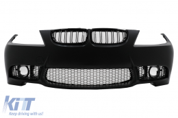 Front Bumper with Kidney Grilles suitable for BMW 3 Series E90 E91 LCI (2008-2011) Sedan Touring M3 Design - FBBME90M3LCI