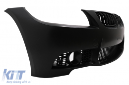 Front Bumper with Kidney Grilles suitable for BMW 3 Series E90 E91 LCI (2008-2011) Sedan Touring M3 Design-image-5990219