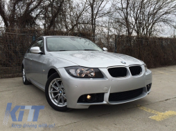 Front Bumper with Kidney Grilles suitable for BMW 3 Series E90 E91 LCI (2008-2011) Sedan Touring M3 Design-image-6099872