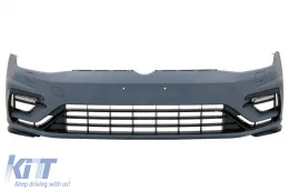 Front Bumper with LED DRL suitable for VW Golf 7.5 (2017-2020) R Design-image-6085491