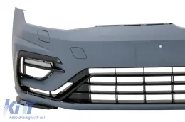Front Bumper with LED DRL suitable for VW Golf 7.5 (2017-2020) R Design-image-6085493
