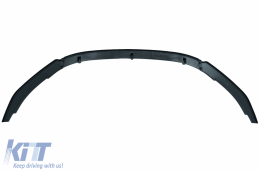 Front Bumper with Lip Extension Spoiler Piano Black suitable for VW Golf VI 6 (2008-2013) GTI Look-image-6072318