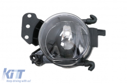 Front Bumper with PDC 18 mm suitable for BMW 5 Series LCI E60 E61 (2007-2010) and Fog Lights Projectors M-Technik Design-image-6031718