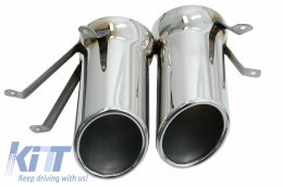 Front Bumper with Rear Diffuser and Exhaust Muffler Tips suitable for Audi A4 B8 Sedan Facelift (2012-2015) RS4 Design-image-6058246