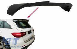 Front Bumper with Rear Roof Spoiler suitable for Mercedes GLC X253 SUV (2015-2019) GLC 63 Design-image-6055297