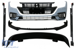 Front Bumper with Side Skirts Extensions and Trunk Spoiler suitable for VW Arteon (2017-2020) R-Line Look - COCBVWARTRLSSTS