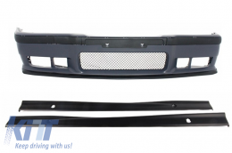 Front Bumper with Side Skirts suitable for BMW 3 Series E36 (1992-1998) M3 Design