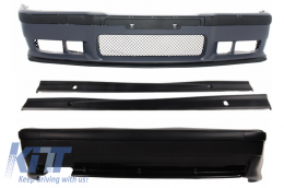 Front Bumper with Side Skirts suitable for BMW 3 Series E36 1992-1998 M3 Design - COCBFBBME36M3SS