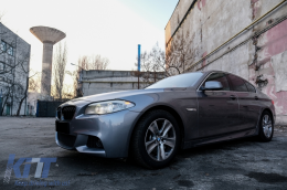 Front Bumper with Side Skirts suitable for BMW 5 Series F10 F11 (2011-2014) M-Technik Design-image-6104304