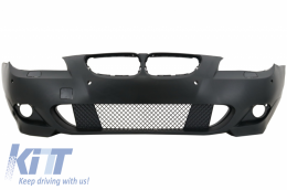 Front Bumper with Side Skirts suitable for BMW 5 Series E60 E61 Non-LCI (2003-2007) M-Technik Design-image-6031673