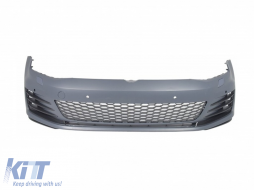 Front Bumper with Side Skirts suitable for VW Golf VII 7 Hatchback (2013-2017) GTI Look-image-6014977