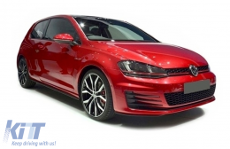 Front Bumper with Side Skirts suitable for VW Golf VII 7 Hatchback (2013-2017) GTI Look-image-6014984