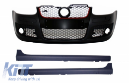 Front Bumper with Side Skirts suitable for VW Golf Mk5 V 5 (2003-2007) GTI Design - COFBVWG5GTIWF