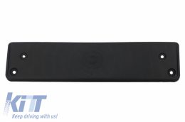 Front Bumper with Side Skirts suitable for VW Golf Mk V 5 (2003-2007) R32 Glossy Black Grill-image-6032557