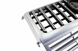 Front Bumper with Silver Grille suitable for MERCEDES G-Class W463 (1989-2017) G63 GT-R Panamericana Design-image-6039167