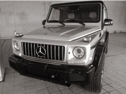 Front Bumper with Silver Grille suitable for MERCEDES G-Class W463 (1989-2017) G63 GT-R Panamericana Design-image-6039169