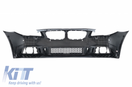 Front Bumper with Spoiler Lip suitable for BMW 5 Series F10 F11 LCI (2015-2017) M-Performance Sport Design-image-6088334