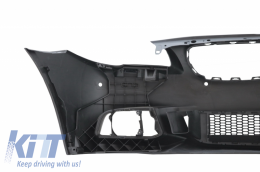 Front Bumper with Spoiler Lip suitable for BMW 5 Series F10 F11 LCI (2015-2017) M-Performance Sport Design-image-6088335