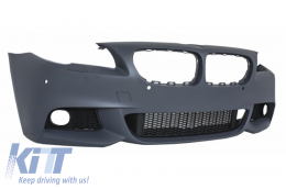 Front Bumper Without Fog Lamps with Rear Bumper suitable for BMW 5 Series F11 Touring (2011-2014) M-Technik Design-image-6026321