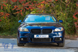 Front Bumper Without Fog Lamps with Rear Bumper suitable for BMW 5 Series F11 Touring (2011-2014) M-Technik Design-image-6069958