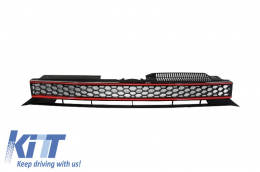 Front Bumper  suitable for VW Golf VI Golf 6 (2008-2013) GTI Look with PDC-image-6014969