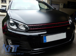 Front Bumper  suitable for VW Golf VI Golf 6 (2008-2013) GTI Look with PDC-image-6015214