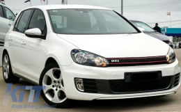 Front Bumper  suitable for VW Golf VI Golf 6 (2008-2013) GTI Look with PDC-image-6015215