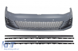 Front Bumper  suitable for VW Golf VII Golf 7 2013-up GTI Look with Side Skirts  - COFBVWG7GTISS