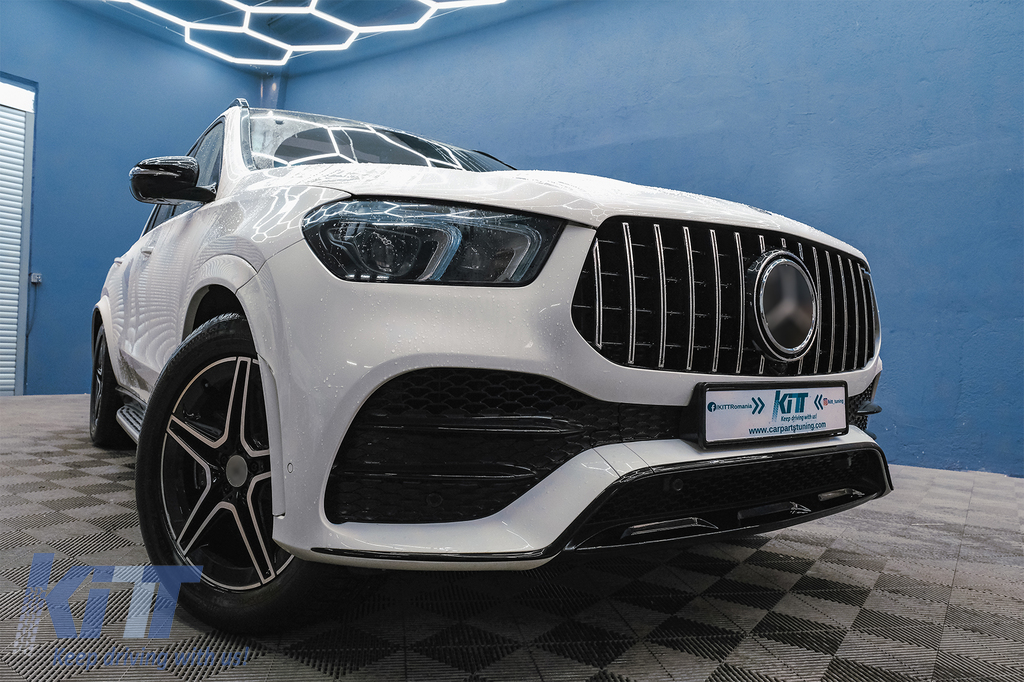 Chrome GT Style Front Grille For Mercedes Benz GLE-Class W167 2019up