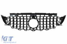 Front Central Grille suitable for Mercedes E-Class W213 S213 C238 A238 (2016-2019) GT-R Panamericana Design-image-6113184