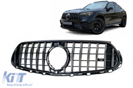 Front Central Grille suitable for Mercedes GLC-Class SUV X254 Coupe C254 (2022-2027) GTR Design