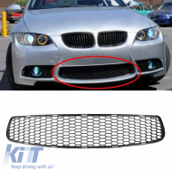 Front Central Mesh suitable for BMW 3 E90 / E91 04-08 / E92 / E93 06-09 Equipped With Aftermarket M3 Bumper 1 Piece