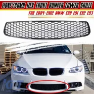 Front Central Mesh suitable for BMW 3 E90 / E91 04-08 / E92 / E93 06-09 Equipped With Aftermarket M3 Bumper 1 Piece-image-6301171