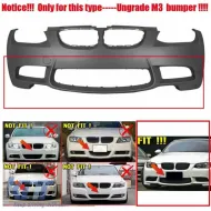 Front Central Mesh suitable for BMW 3 E90 / E91 04-08 / E92 / E93 06-09 Equipped With Aftermarket M3 Bumper 1 Piece-image-6301173