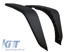 image-57-Front Crusher Tube Flat Steel Fender Flares suitable for JEEP Wrangler Rubicon JK (2007-2017)