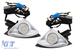 Front Door LED 4D Rotary Tweeters 3/ 64 colors suitable for Mercedes C-Class W205 Facelift (2018-2020) - TWTRW205F