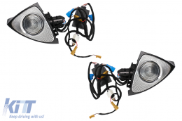 Front Door LED Rotary Tweeters 3 colors suitable for Mercedes C-Class W205 C205 S205 (2014-2018)
