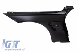 Front Fenders suitable for BMW 3 Series 3 F30 F31 (2011-up) Sedan Touring M3 Design Black-image-6009369