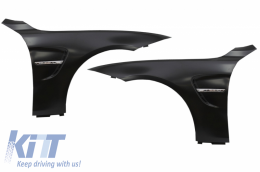 Front Fenders suitable for BMW 4 Series F32 F33 F36 (2013-02.2017) Coupe Cabrio Gran Coupe M4 Design - FFBMF32M4