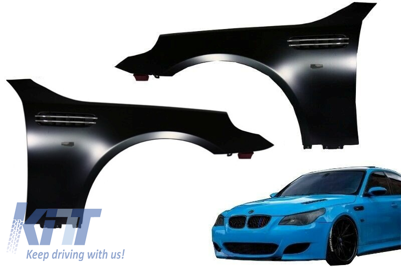 Front Fenders suitable for BMW 5 Series E60 E61 Sedan Touring (2003-2010)  M5 Design 