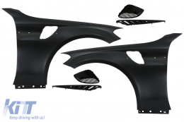Front Fenders suitable for Mercedes C-Class W205 S205 C205 A205 (2014-2020) GT Look - FFMBW205GT
