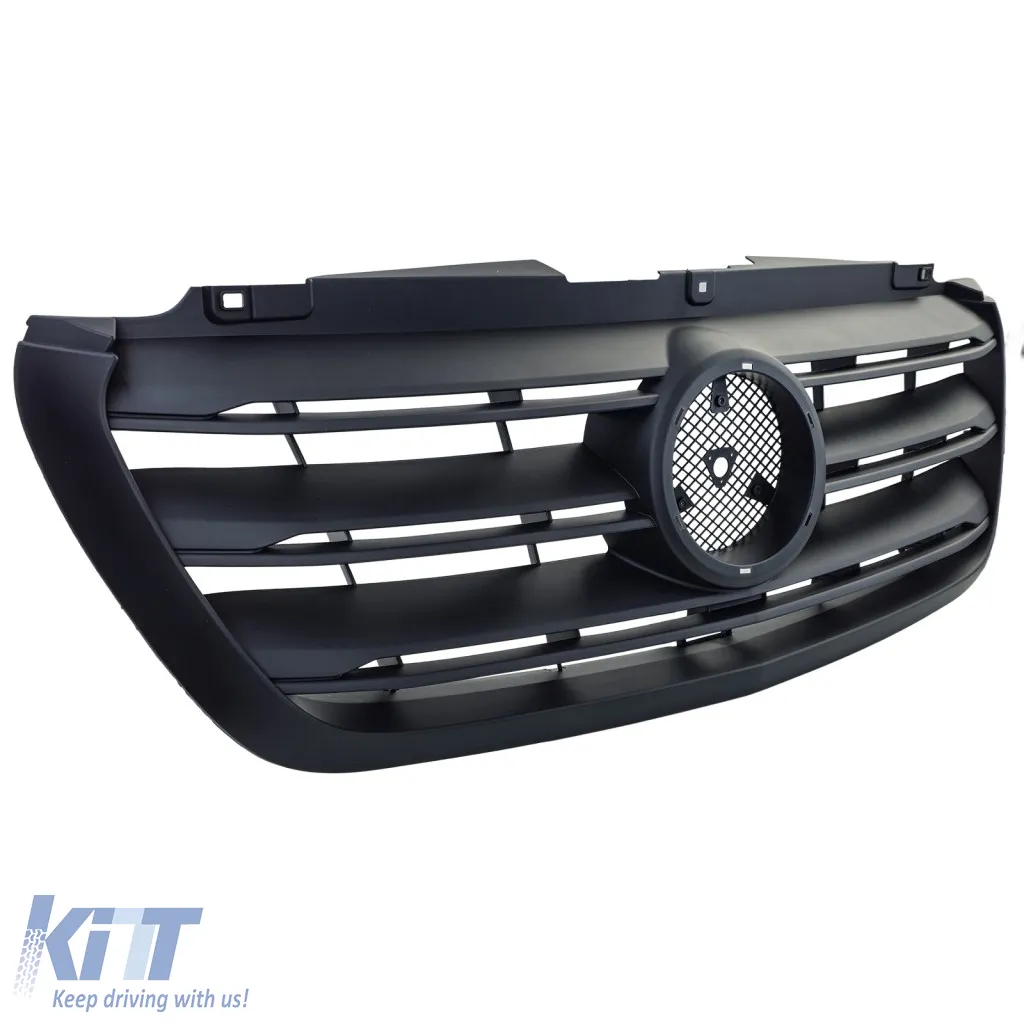 Front Grille Black for Mercedes Sprinter W907 W910 2018-2024