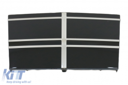 Front Grille Distronic Cover suitable for Mercedes S-Class W222 X222 (2013-2020) Design Chrome - FGCMBW222A