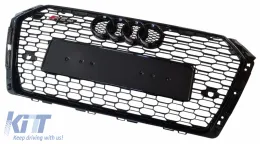 Front Grille RS4 Style suitable for Audi A4 B9 2016 - 2019!-image-6326316