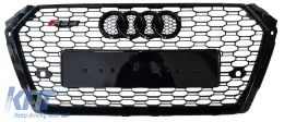Front Grille RS4 Style suitable for Audi A4 B9 2016 - 2019!-image-6326317