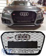 Front Grille RS6 Quattro Style suitable for Audi A6 C7 2013 - 2016!