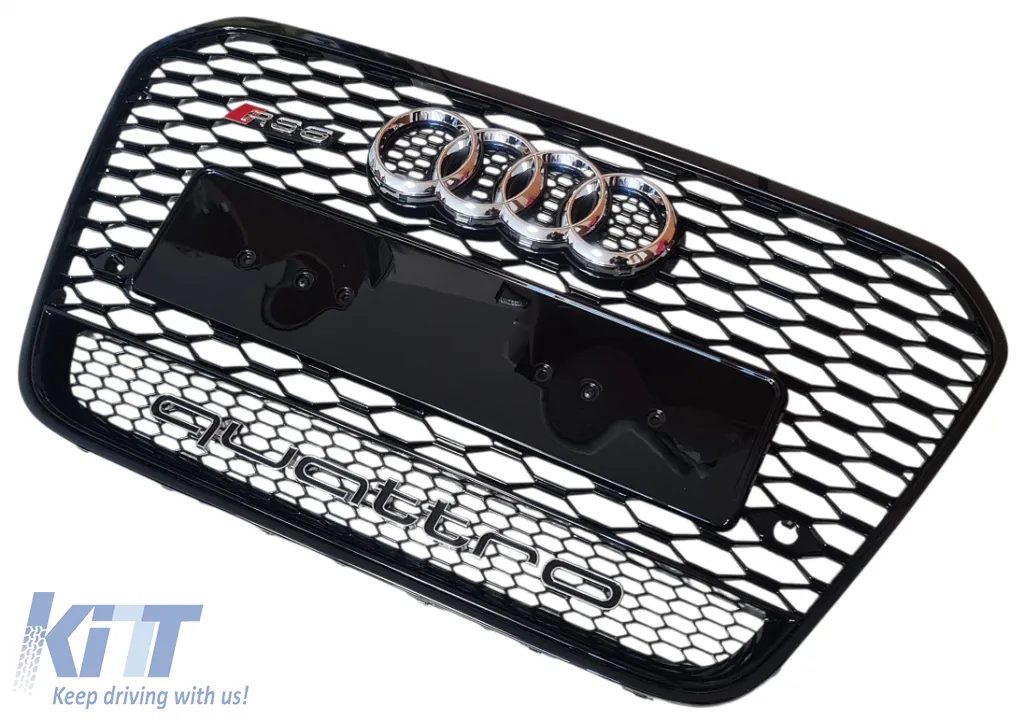 Front Grille RS6 Quattro Style suitable for Audi A6 C7 2013 - 2016!