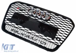 Front Grille RS6 Quattro Style suitable for Audi A6 C7 2013 - 2016!-image-6326326