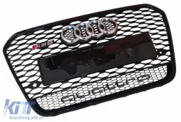 Front Grille RS6 Quattro Style suitable for Audi A6 C7 2013 - 2016!-image-6326327